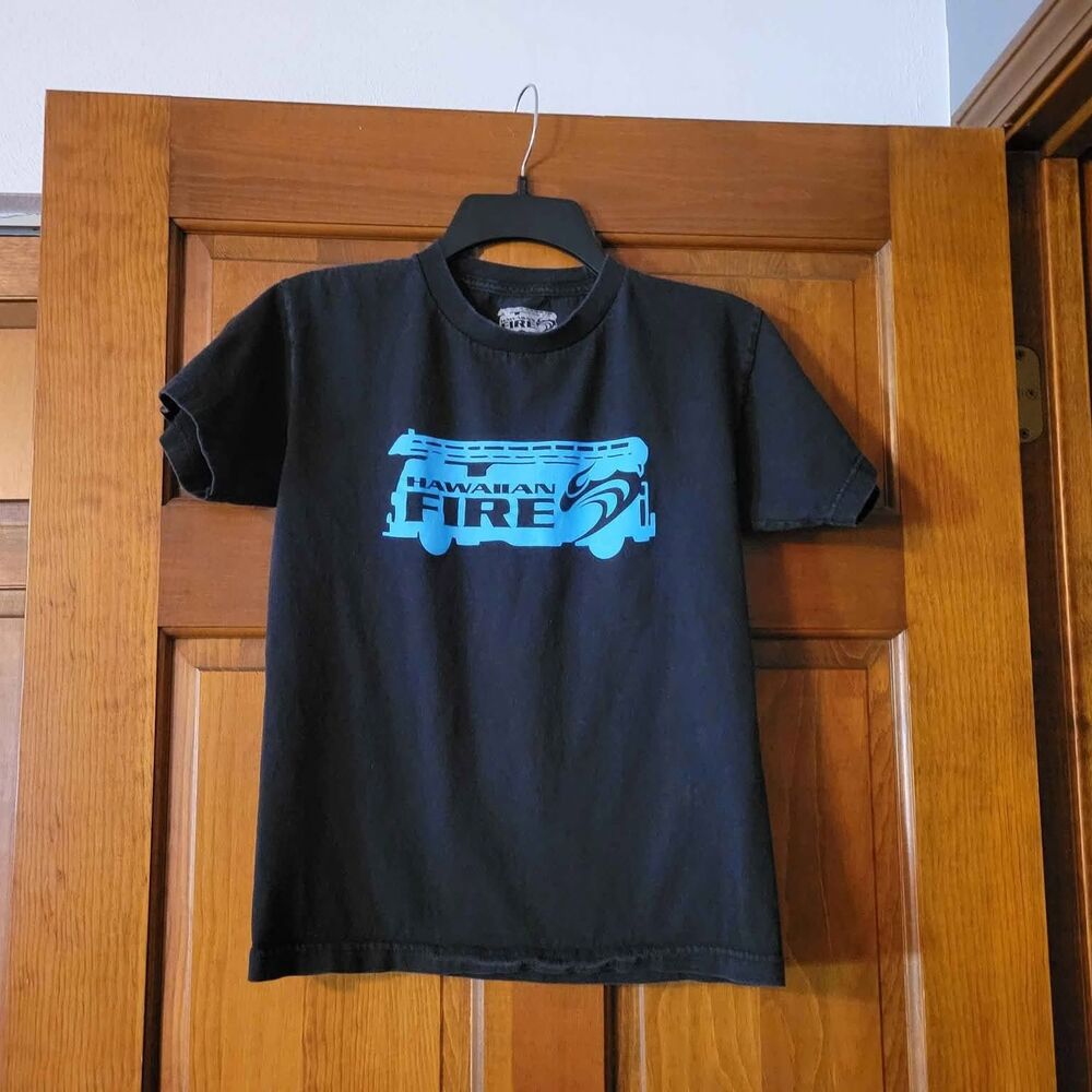 Boys Youth Large Hawaiin Fire T-Shirt Fire Department